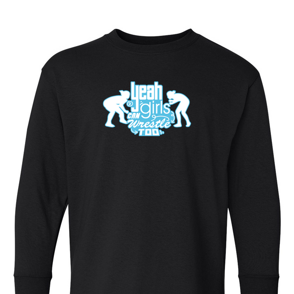 [[color:Black]] Yeah Girls Can Wrestle Long Sleeve T-shirt Black
