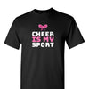 [[color:Black]] Cheer Is My Sport Cheer Short Sleeve T-shirt Black