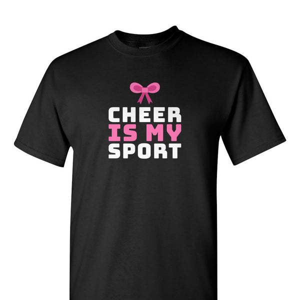 [[color:Black]] Cheer Is My Sport Cheer Short Sleeve T-shirt Black