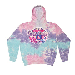 Tie Dyed Hoodie -Winter Raider Rally 2025