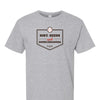 [[color:Sport Grey]] Dirt, Seeds and Doubleheaders Baseball Short Sleeve T-shirt Sport Grey