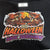 Black hoodie pressed with a Halloween Havoc DTF transfer