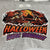 Grey shirt pressed with a Halloween Havoc DTF transfer