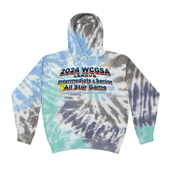 2024 WCGSA All Star Softball Game - Tie dyed Hoodie