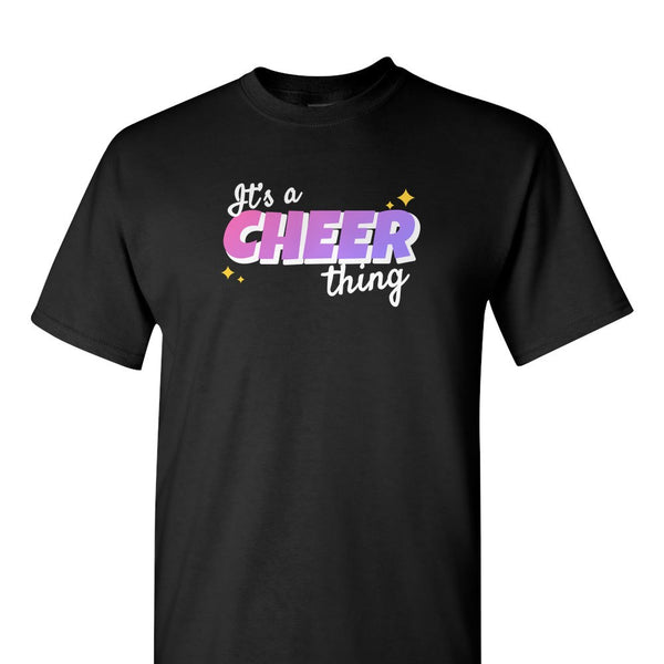 [[color:Black]] It's A Cheer Thing Cheer Short Sleeve T-shirt Black