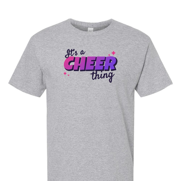 [[color:Sport Grey]] It's A Cheer Thing Cheer Short Sleeve T-shirt Sport Grey