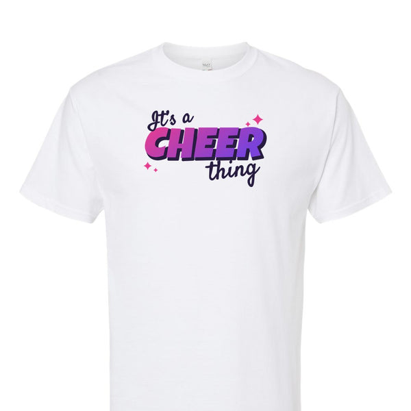 [[color:White]] It's A Cheer Thing Cheer Short Sleeve T-shirt White