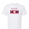[[color:White]] My Favorite Player Calls Me Mom Baseball Mom Short Sleeve T-shirt White