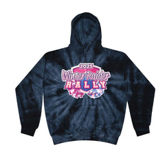 Tie Dyed Hoodie -Winter Raider Rally 2025