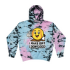 [[color:Dream]] I Make Dirt Look Good Softball Tie Dye Hoodie Dream