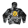 [[color:Multi Black]] I Make Dirt Look Good Softball Tie Dye Hoodie Multi Black