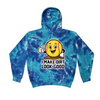 [[color:Multi-Blue]] I Make Dirt Look Good Softball Tie Dye Hoodie Multi-Blue