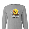 [[color:Sport Grey]] I Make Dirt Look Good Softball Long Sleeve T-shirt Sport Grey