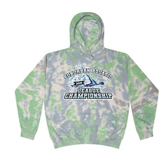 Tie Dyed Hoodie -Suburban Aquatic League Championship 2025