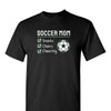 [[color:Black]] Soccer Mom Snacks, Chairs, Cheering Short Sleeve T-shirt Black