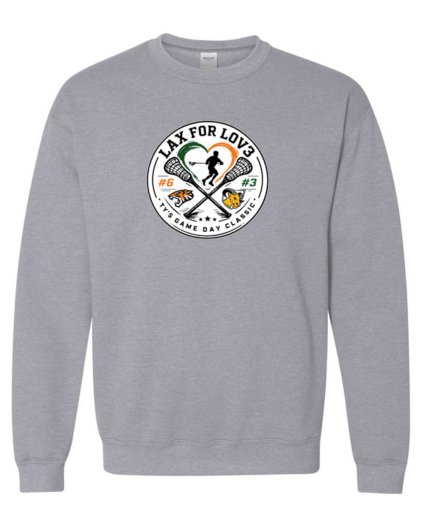 Crewneck Sweatshirt- Lax for Lov3