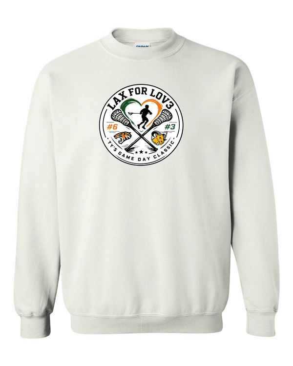 Crewneck Sweatshirt- Lax for Lov3