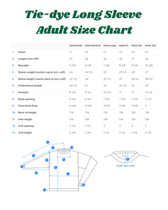 2024 Battle of Burnham Invitational - Tie Dyed Long Sleeve