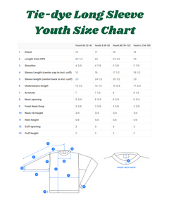 2024 Battlefield Middle School Championships - Tie Dyed Long Sleeve