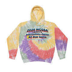 2024 WCGSA All Star Softball Game - Tie dyed Hoodie